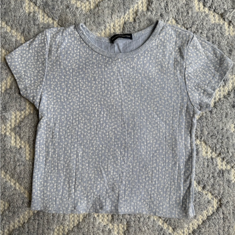 Blue Floral Shirt